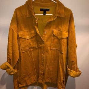 Burnt Yellow/Orange Corduroy Jacket